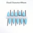 10pcs Silicone Nail Drill Bit Rubber Manicure Drills Electric Rotary Mills Cutter Cuticle Polishing Tools Nail Salon Accessories