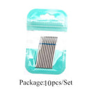 10pcs Silicone Nail Drill Bit Rubber Manicure Drills Electric Rotary Mills Cutter Cuticle Polishing Tools Nail Salon Accessories