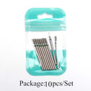 10pcs Silicone Nail Drill Bit Rubber Manicure Drills Electric Rotary Mills Cutter Cuticle Polishing Tools Nail Salon Accessories