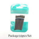 10pcs Silicone Nail Drill Bit Rubber Manicure Drills Electric Rotary Mills Cutter Cuticle Polishing Tools Nail Salon Accessories