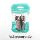 10pcs Silicone Nail Drill Bit Rubber Manicure Drills Electric Rotary Mills Cutter Cuticle Polishing Tools Nail Salon Accessories