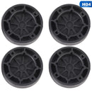 4PCS Washing Machine Universal Fixed Rubber Mat Anti Vibration Feet Pads Laundry Washer Dryer Refrigerator Feet Fixed Pads