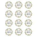 24/48pcs EID Mubarak Decor Stickers Ramadan Mubarak Decoration Islam Muslim Festival Favor Gifts Labels HAJJ Ramadan Kareem