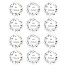 24/48pcs EID Mubarak Decor Stickers Ramadan Mubarak Decoration Islam Muslim Festival Favor Gifts Labels HAJJ Ramadan Kareem