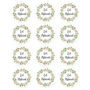 24/48pcs EID Mubarak Decor Stickers Ramadan Mubarak Decoration Islam Muslim Festival Favor Gifts Labels HAJJ Ramadan Kareem