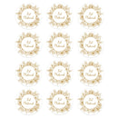 24/48pcs EID Mubarak Decor Stickers Ramadan Mubarak Decoration Islam Muslim Festival Favor Gifts Labels HAJJ Ramadan Kareem