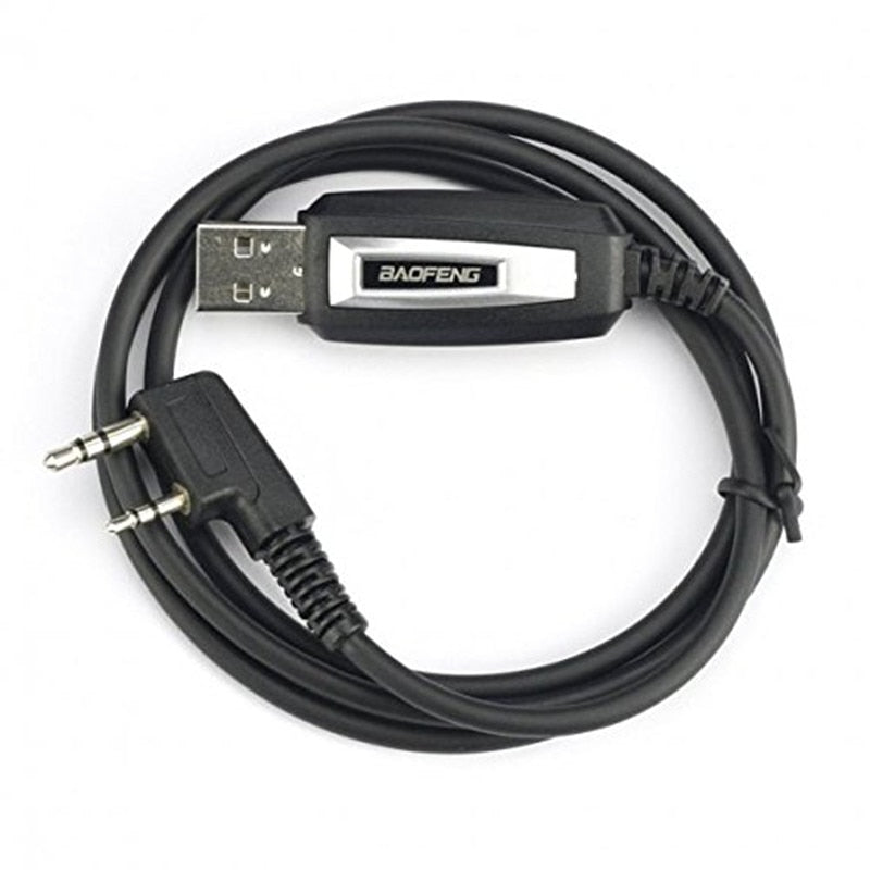 BaoFeng Cable de programación USB original para BAOFENG UV-5R Walkie Talkie para UV-5R/UV-985/UV-3R Cable de programación USB