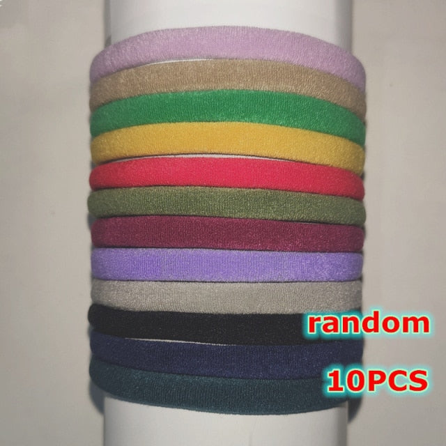 10pcs/lot Nylonstirnband für Haar-Zusatz-elastisches Hauptband des Baby-DIY Kind-Kind-Art und Weise Headwear Babyturban