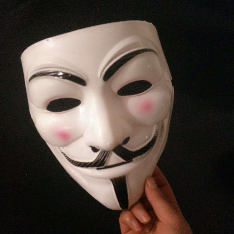 Máscaras de Halloween V para Vendetta Máscara Guy Fawkes Anónimo Disfraz Cosplay