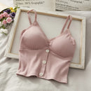 Camis para mujer camisola nueva Sexy mujer Crop Tops encaje espalda descubierta camiseta sin mangas mujer lindo chaleco elegante francés Chic ropa