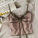 Camis para mujer camisola nueva Sexy mujer Crop Tops encaje espalda descubierta camiseta sin mangas mujer lindo chaleco elegante francés Chic ropa