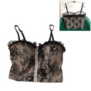 Camis para mujer camisola nueva Sexy mujer Crop Tops encaje espalda descubierta camiseta sin mangas mujer lindo chaleco elegante francés Chic ropa