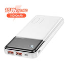 KUULAA Power Bank 10000 mAh carga portátil PowerBank 10000 mAh USB PoverBank cargador de batería externo para Xiaomi Mi 9 8 iPhone