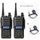 2pcs high quality 10W 25km Baofeng UV-9R plus  ham radio cb radio comunicador waterproof walkie talkie baofeng uv 9r plus рация