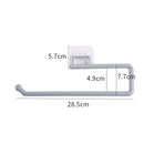 Kitchen Tissue Holder Hanging Toilet Roll Paper Holder Towel Rack Kitchen Bathroom Cabinet Door Hook Holder Organizer