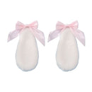 Pinza de pelo Kawaii para mujeres y niñas, bonito conejo de peluche, horquilla con orejas caídas, cinta de Color caramelo, lazo, accesorios para el cabello de Cosplay de Lolita