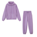 Toppies Women's Tracksuits Sports Pants Suit Casual Hoodies Fleece Sweatshirt Female Jacket Sweatpants Harajuku Clothes