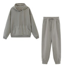 Toppies Women's Tracksuits Sports Pants Suit Casual Hoodies Fleece Sweatshirt Female Jacket Sweatpants Harajuku Clothes