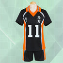 Anime Haikyuu Cosplay Kostüm Karasuno High School Volleyball Club Hinata Shyouyou Kageyama Tobio Sportswear Trikots Uniform
