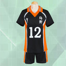 Anime Haikyuu Cosplay Kostüm Karasuno High School Volleyball Club Hinata Shyouyou Kageyama Tobio Sportswear Trikots Uniform