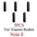 5Pcs for Xiaomi Redmi Note 9 Pro 9S 10 Pro 9 9T 5G 9c NFC 8t 9a 8 Camera Lens Protector Tempered Glass Back Screen Redme 8a Glas