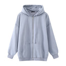 Oversize Girls Thick Hoodies 2021 Spring Fashion Ladies Streetwear Fleece Outfits Y2K Boyfriend Loose Hoodies Unisex Women Chic