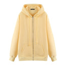 Oversize Girls Thick Hoodies 2021 Spring Fashion Ladies Streetwear Fleece Outfits Y2K Boyfriend Loose Hoodies Unisex Women Chic