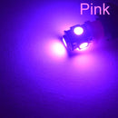 10Pcs T10 W5W 5050 5SMD Reading Dome Lamp Car LED 168 194 192 DC 12V License Plate Bulbs Marker Light Wedge Lights White blue