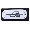 Adult Kids Headband Japanese Anime Logo Metal Plated Hairband Forehead Protector M3GF