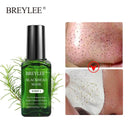 BREYLEE Tea Tree Blackhead Remover Serum Shrink Pores Essence Black Peeling Mask Oil-Control Face Sheet Mask Whitening Skin Care