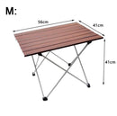 Mesa de camping plegable de aluminio con bolsa de transporte Mesa portátil para interior y exterior Picnic, BBQ, Playa, Senderismo, Viajes, Escritorio de pesca