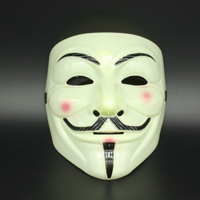 V for Vendetta Mask Halloween Horror Masks Party Maske Masquerade Cosplay Scary Masque Funny Terror Mascara Villain Joke Maska