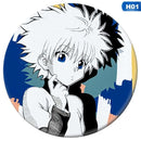 Insignias de Cosplay de Hunter x Hunter, broche de Gon Freecss, bolsas de colección de iconos, pasador de pecho Killua Zoldyck Kurapika para mochilas
