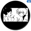 Insignias de Cosplay de Hunter x Hunter, broche de Gon Freecss, bolsas de colección de iconos, pasador de pecho Killua Zoldyck Kurapika para mochilas