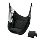 Hammock Portable Beach Chair Hanging Rope Chair Swing Chair Seat for Adults Kids Garden Hammock with Support Indoor Outdoor