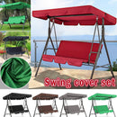 3 Seat Swing Canopies Seat Cushion Cover Set Patio Swing Chair Hammock Replacement Waterproof Garden swing cover set