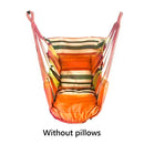 Nordic Style Hammock Outdoor Indoor Garden Dormitory Bedroom Hanging Chair For Child Adult Swinging Single Safety Chair