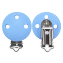TYRY.HU Round/Heart Silicone Clip 3 Pcs/Set Of Pacifier Clip BPA-Free Silicone Dummy Baby Pacifier Chain DIY Accessories