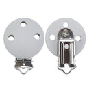 TYRY.HU Round/Heart Silicone Clip 3 Pcs/Set Of Pacifier Clip BPA-Free Silicone Dummy Baby Pacifier Chain DIY Accessories