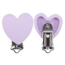 TYRY.HU Round/Heart Silicone Clip 3 Pcs/Set Of Pacifier Clip BPA-Free Silicone Dummy Baby Pacifier Chain DIY Accessories