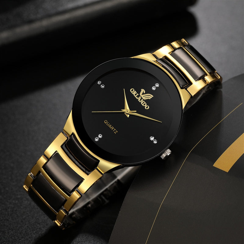 2021 High Quality Men Stainless Steel Quartz Watch Relogio Masculino Male Fashion Casual Business Wristwatch Clock Hot New