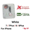 Home-Button Flex For iPhone 6 6s 7 8 Plus 5s SE Return Back Home Button With Flex Cable Rubber Sticker No Touch ID Fingerprint