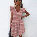 Summer Dress 2021 Women Polka Dot Street Sexy Casual Loose Thin Beach Party Dress Plus Size V Neck Mini Dress Female Vestidos