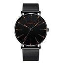 Relojes de lujo para hombre 2021, reloj ultrafino elegante para hombre, reloj de cuarzo de malla de acero inoxidable para negocios, reloj Masculino, gran oferta