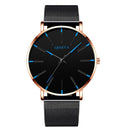 Relojes de lujo para hombre 2021, reloj ultrafino elegante para hombre, reloj de cuarzo de malla de acero inoxidable para negocios, reloj Masculino, gran oferta