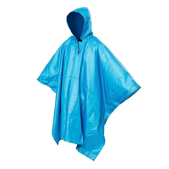3 In 1 Outdoor Military Waterproof Raincoat Rain Coat Men Raincoat Women Awning From The Rain Motorcycle Rain Poncho Picnic Mat