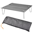 Portable Foldable Table Camping Outdoor Travel Picnic Tables Ultralight Aluminium Alloy Mini Desk Furniture with Storage Bag