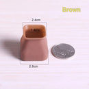 16pcs/lot Silicone Chair Table Foot Cover Protector Furniture Feet Round/Square Non-slip Leg Caps Bottom corner Floor safely pad