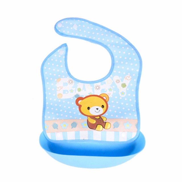 Babero de bebé Delantal impermeable Manga larga Art Smock para niños Protección del pecho Baberos de alimentación