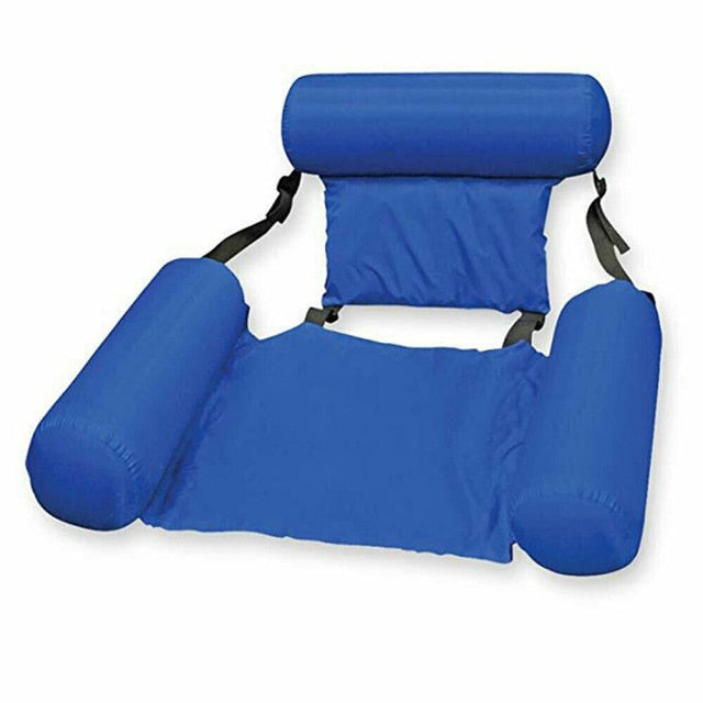 Floating Bed Garden Outdoor Swimming Pool Floating Chair Foldable Seats Chairs Inflatable Bed Lounge Chairs For Adult Summer